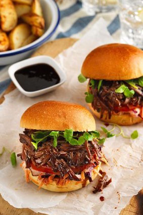 Beef brisket burgers 