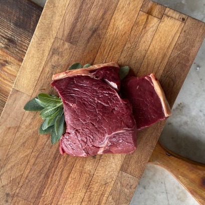 Certified 100% grass-fed, organic rump steak